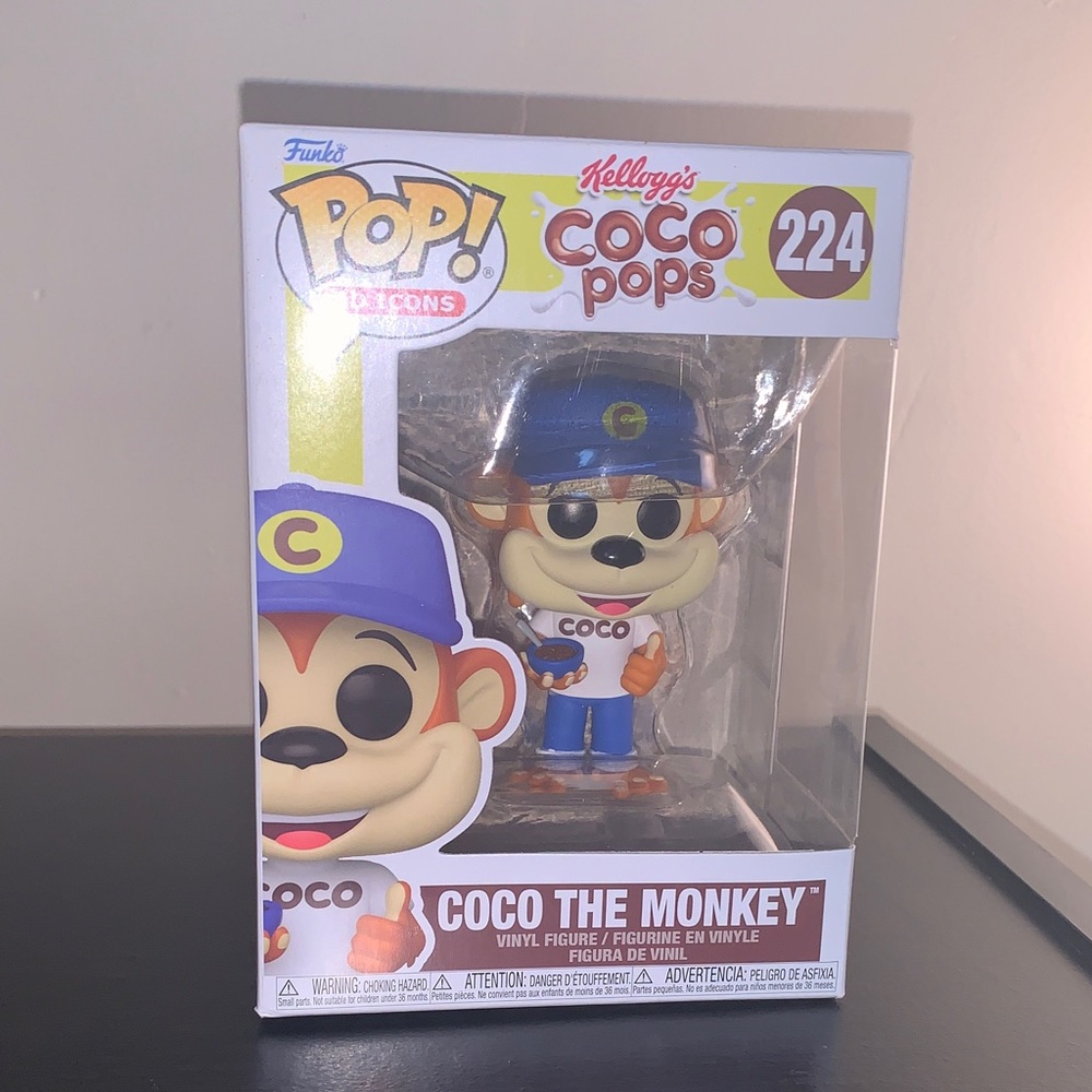 Funko Coco the Monkey Figure with Blue and Orange Accents